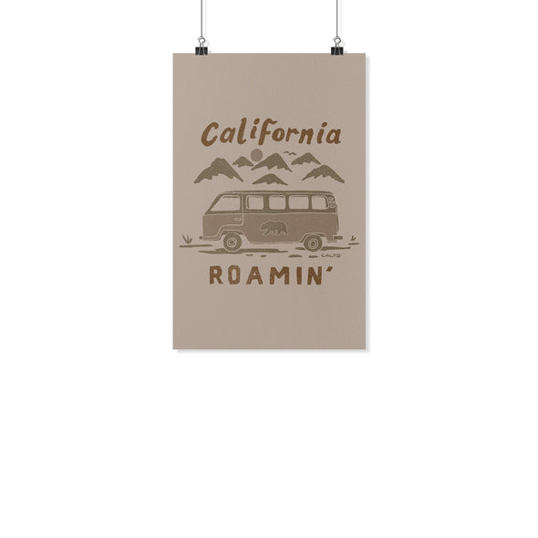 California Roamin' Cream Poster-CA LIMITED
