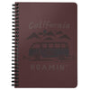 California Roamin' Maroon Spiral Notebook-CA LIMITED