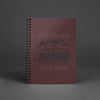 California Roamin' Maroon Spiral Notebook-CA LIMITED