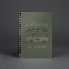 California Roamin' Olive Spiral Notebook-CA LIMITED