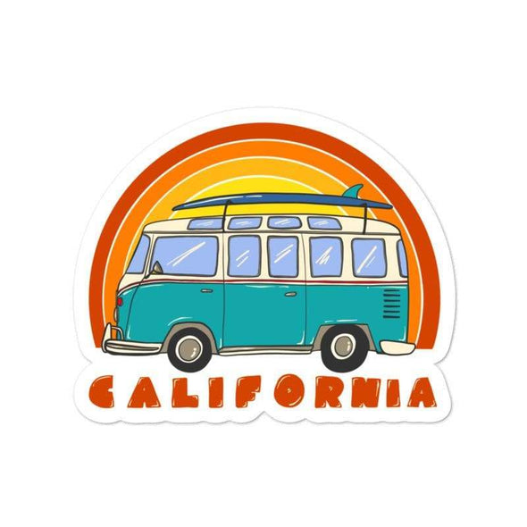 California Surf Van Decal-CA LIMITED
