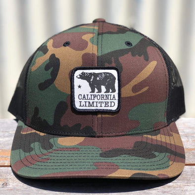 Camo Bear Trucker hat-CA LIMITED