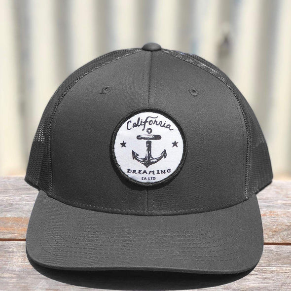 Charcoal Anchor Trucker hat-CA LIMITED