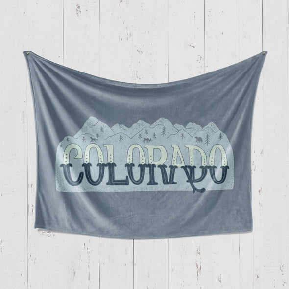 Colorado Mountains Blanket-CA LIMITED