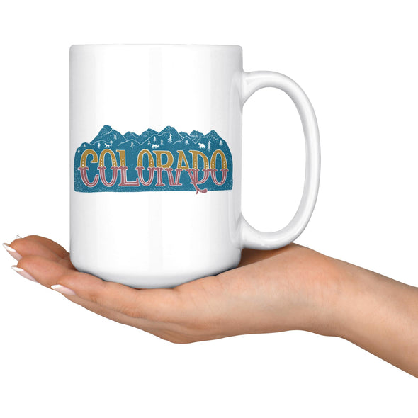 Colorado Mountains Ceramic Mug-CA LIMITED