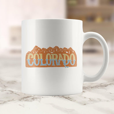 Colorado Mountains Ceramic Mug-CA LIMITED