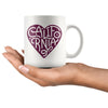 Curvy Heart Purple Mug-CA LIMITED