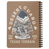 Desert Guard Texas Leather Spiral Notebook-CA LIMITED