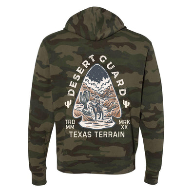 Desert Guard Texas Zipper Hoodie-CA LIMITED