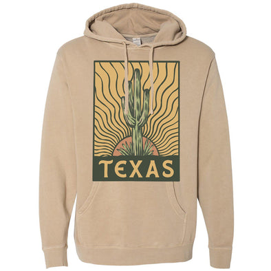 Desert Sunset TX Pullover Hoodie-CA LIMITED