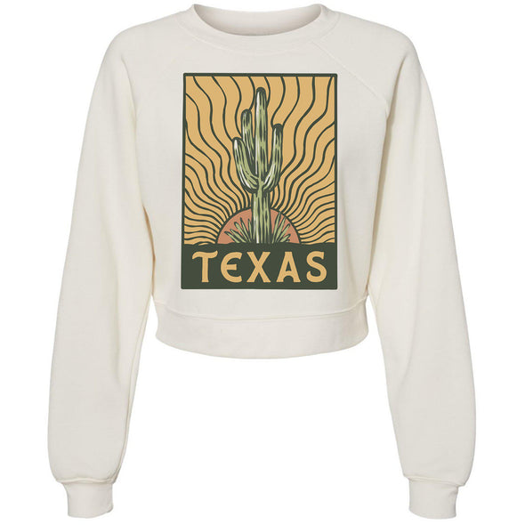 Desert Sunset TX Raglan Sweater-CA LIMITED