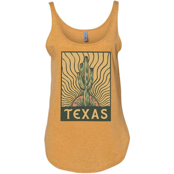 Desert Sunset TX Side Slit Tank-CA LIMITED