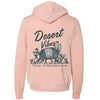 Desert Vibes Texas Zipper Hoodie-CA LIMITED