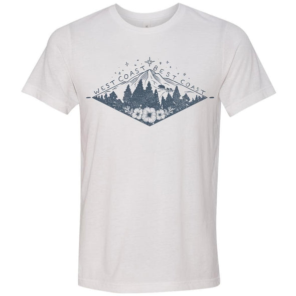 Diamond Best Coast White tee-CA LIMITED