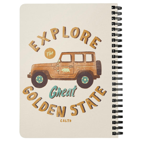 Explore Cream Spiral Notebook-CA LIMITED