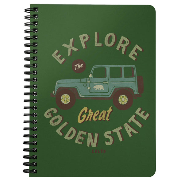 Explore Green Spiral Notebook-CA LIMITED