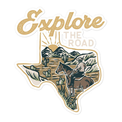 Explore Texas Decal-CA LIMITED