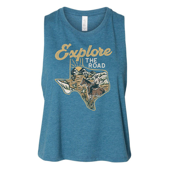 Explore the Road Texas Crop Tank-CA LIMITED