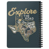 Explore the Road Texas Dark Teal Notebook-CA LIMITED