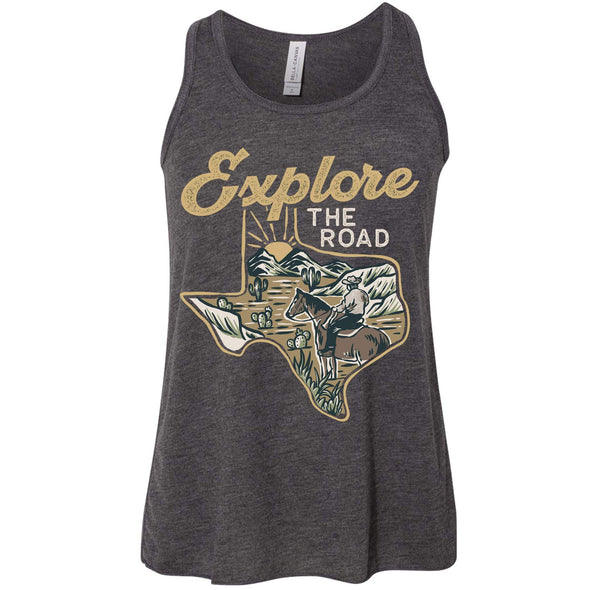 Explore the Road Texas Youth Flowy Tank-CA LIMITED