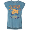 Finest Poppies Rolled Sleeve Tank-CA LIMITED