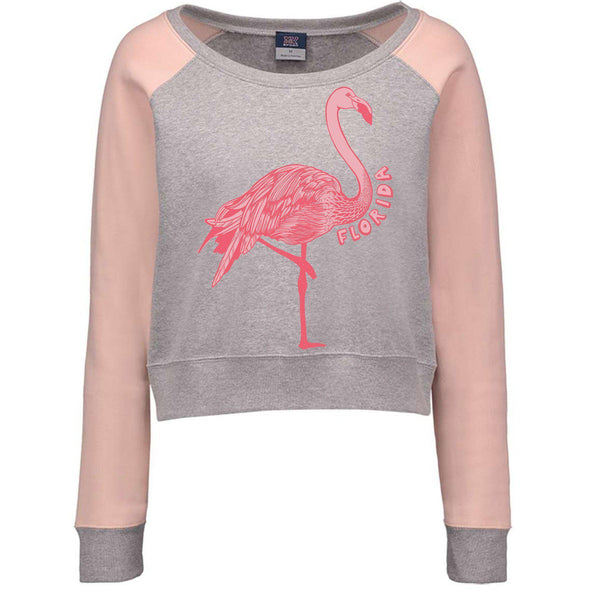 Flamingo FL Cropped Sweatshirt-CA LIMITED
