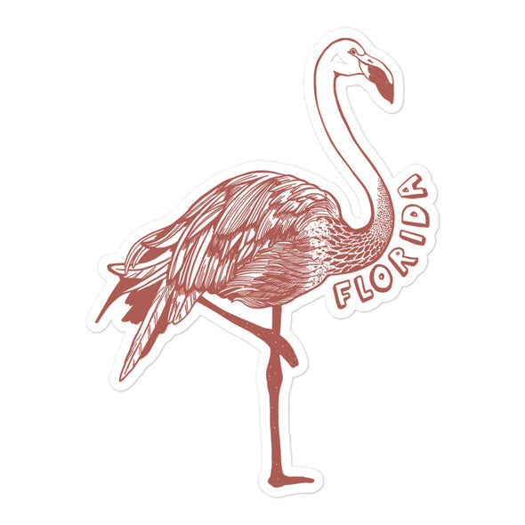 Flamingo Florida Decal
