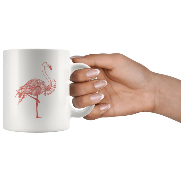 Flamingo FL Red Ceramic Mug-CA LIMITED