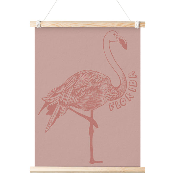 Flamingo Florida Mauve Poster