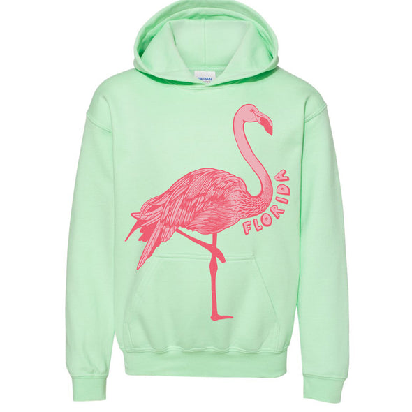 Flamingo Florida Youth Hoodie