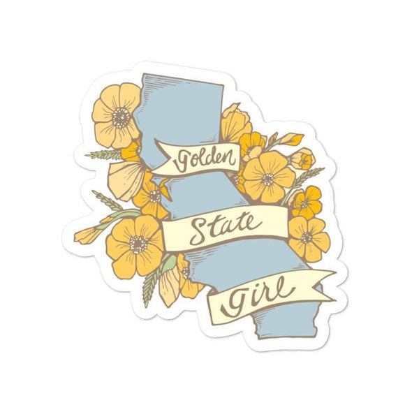Golden State Girl Decal-CA LIMITED
