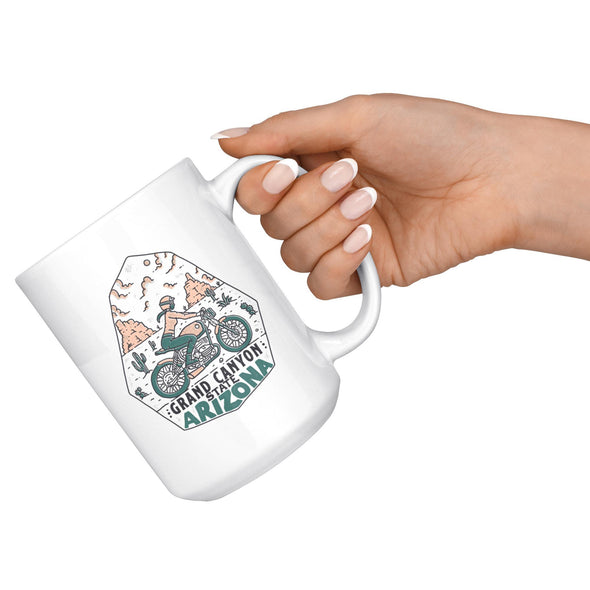 Grand Canyon Rider Arizona Ceramic Mug-CA LIMITED