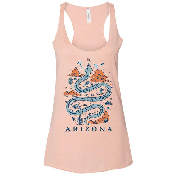 Grand Canyon Snake Arizona Racerback Tank-CA LIMITED