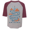 Grand Canyon Snake Arizona Youth Baseball Tee-CA LIMITED