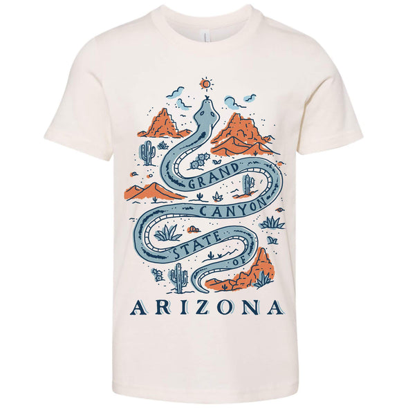 Grand Canyon Snake Arizona Youth Tee-CA LIMITED