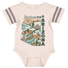 Greetings from Arizona Stripes Baby Onesie-CA LIMITED