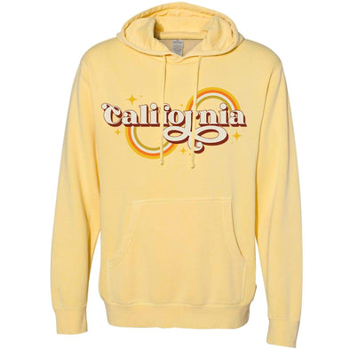 Groovy Rainbow Pullover Hoodie-CA LIMITED