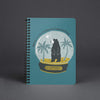 Have a California Christmas Blue Spiral Notebook-CA LIMITED