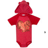 Heart State Hooded Baby Onesie-CA LIMITED