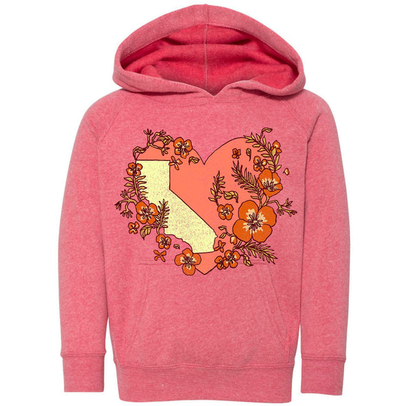 Heart State Raglan Toddlers Hoodie-CA LIMITED