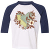 Heart State Toddler Baseball Tee-CA LIMITED