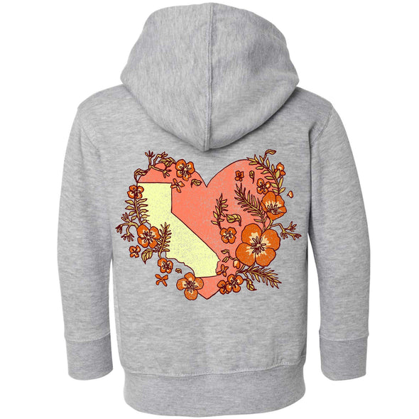 Heart State Toddlers Zip Up Hoodie-CA LIMITED