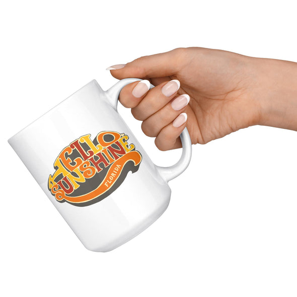 Hello Sunshine FL Brown Ceramic Mug-CA LIMITED