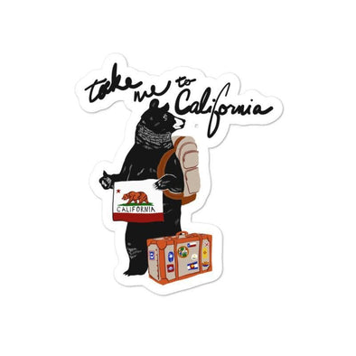 Hitchhiker Bear Decal-CA LIMITED