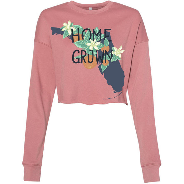 Home Grown FL Cropped Sweater-CA LIMITED