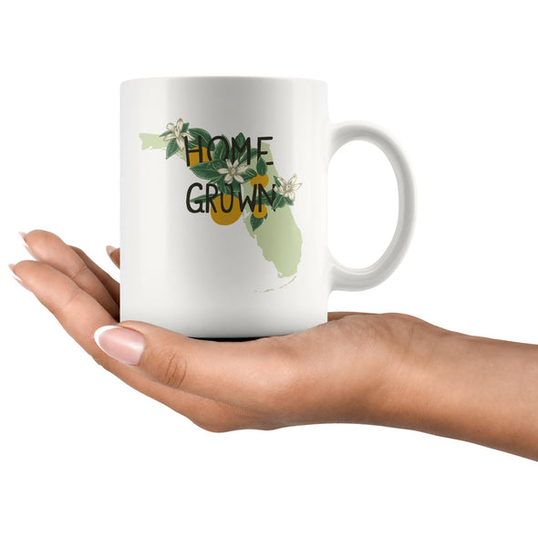 Home Grown FL Lime Ceramic Mug-CA LIMITED
