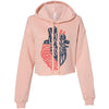 I Left My Heart In CA Cropped Hoodie-CA LIMITED