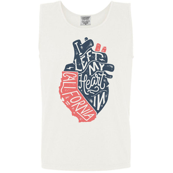 I Left My Heart In CA Men's Tank-CA LIMITED