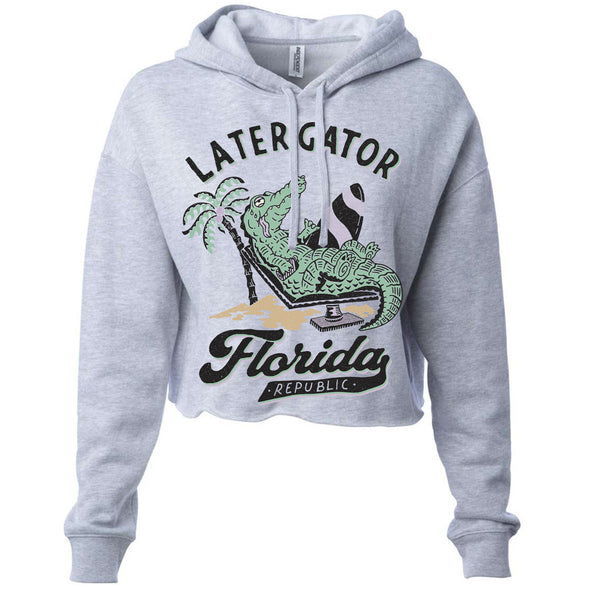 Later Gator Florida Cropped Hoodie