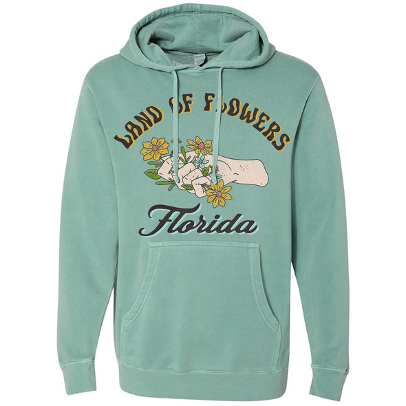 Land of Flowers Florida Pullover Hoodie